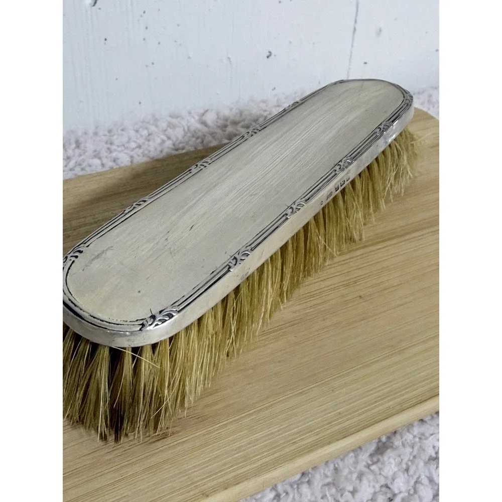 Vintage 1922 Adie Brothers Sterling Silver Clothes Brush Birmingham Hallmarked